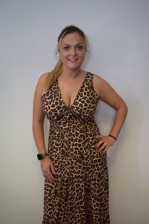 Vestido estampa animal - Image 2