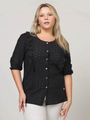 Túnica bordado inglês