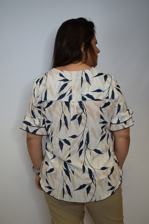 Blusa manga folhos - Image 3